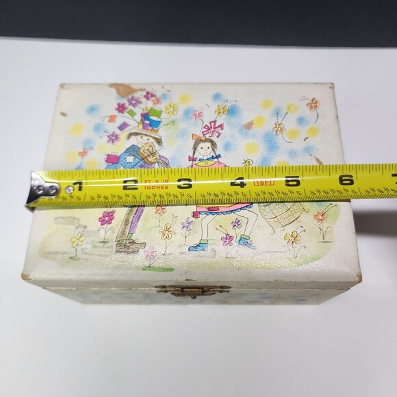 VTG Missing Ballerina Music Box Plays “Rain Drops Keep Falling On My Head” Japan - Picture 9 of 10